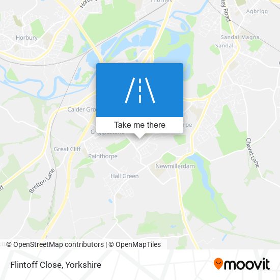 Flintoff Close map