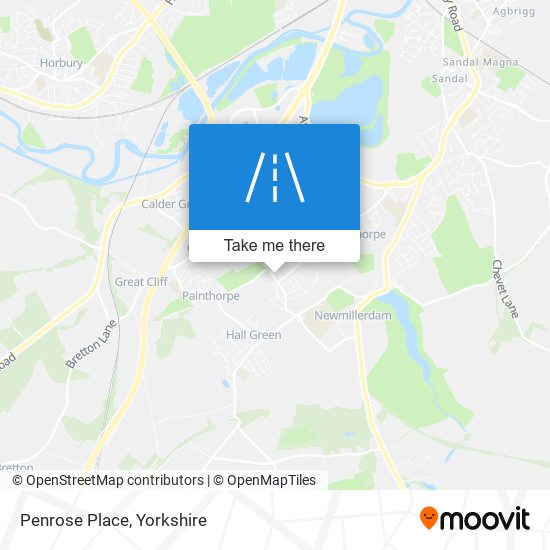 Penrose Place map