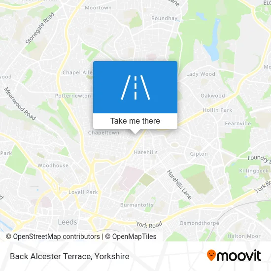 Back Alcester Terrace map