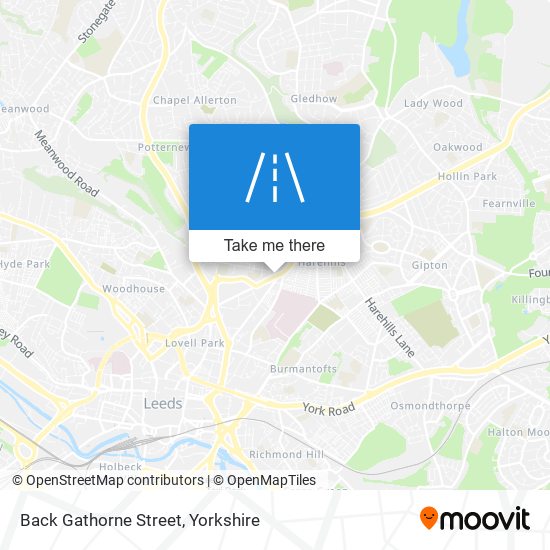 Back Gathorne Street map