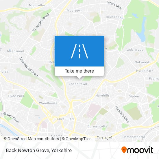 Back Newton Grove map