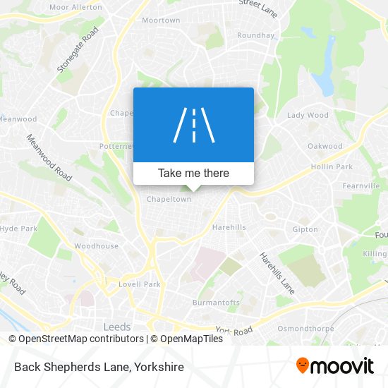 Back Shepherds Lane map