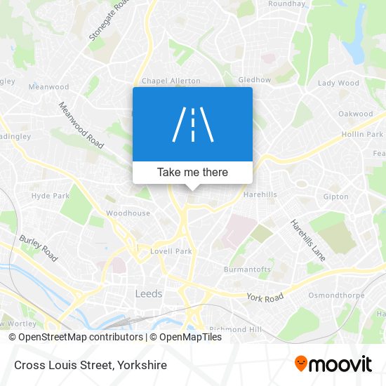 Cross Louis Street map