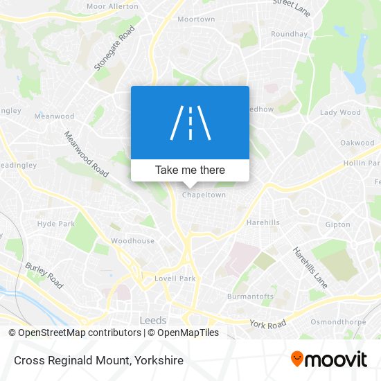 Cross Reginald Mount map