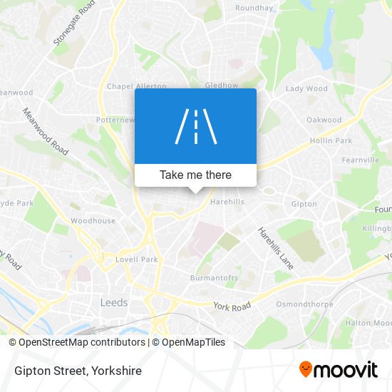 Gipton Street map