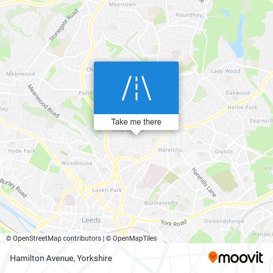 Hamilton Avenue map