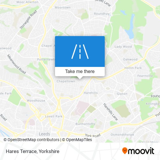 Hares Terrace map