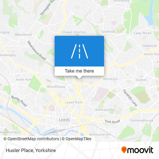 Husler Place map