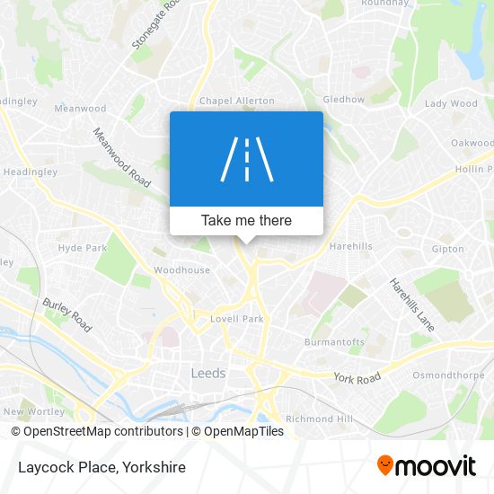 Laycock Place map