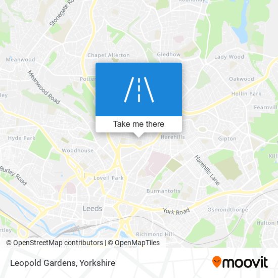 Leopold Gardens map