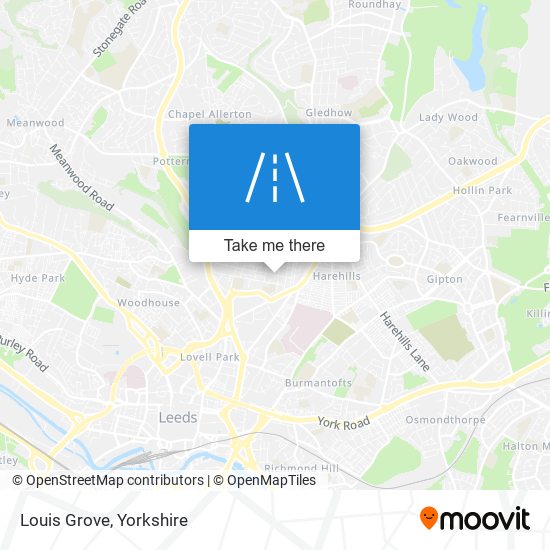 Louis Grove map