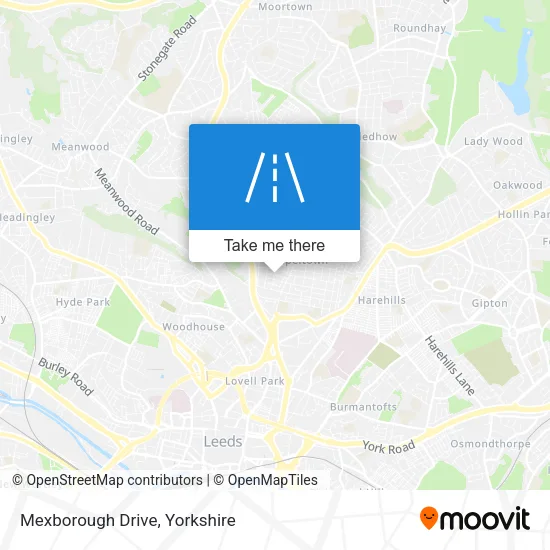 Mexborough Drive map