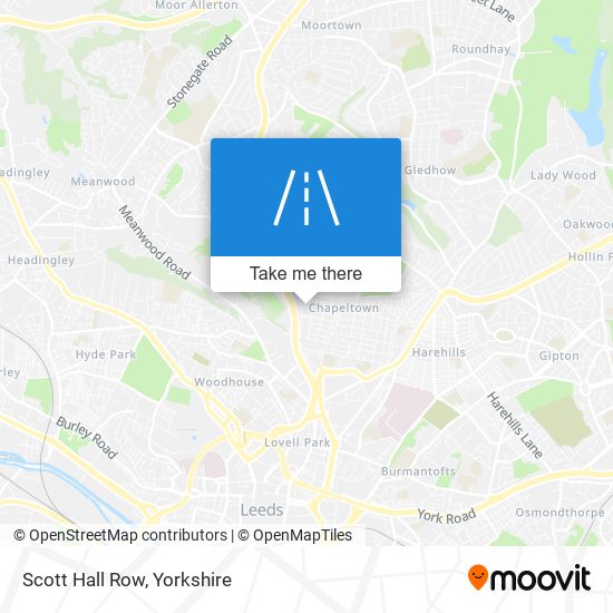 Scott Hall Row map