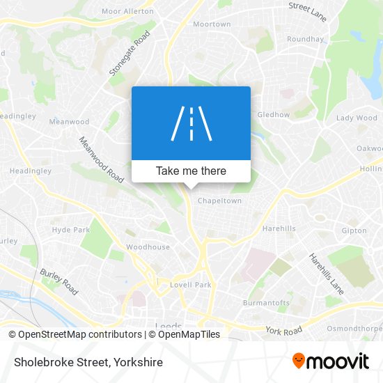 Sholebroke Street map