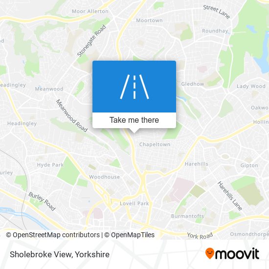Sholebroke View map