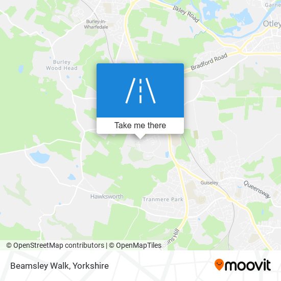 Beamsley Walk map