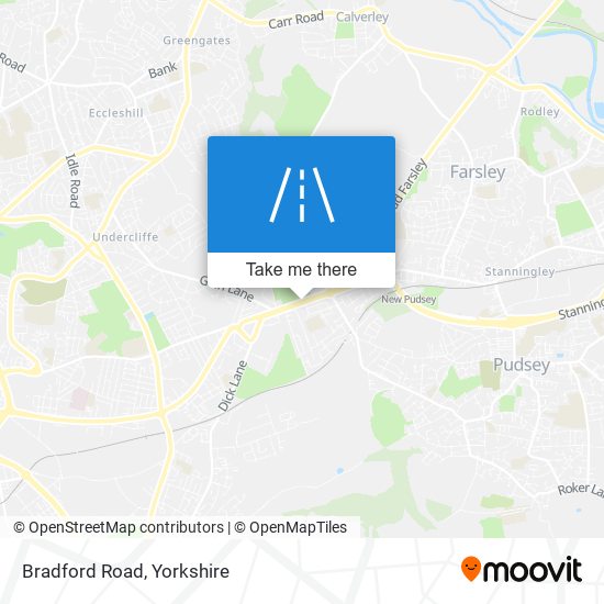 Bradford Road map