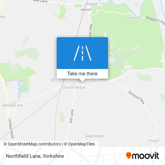 Northfield Lane map
