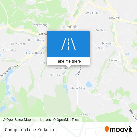 Choppards Lane map