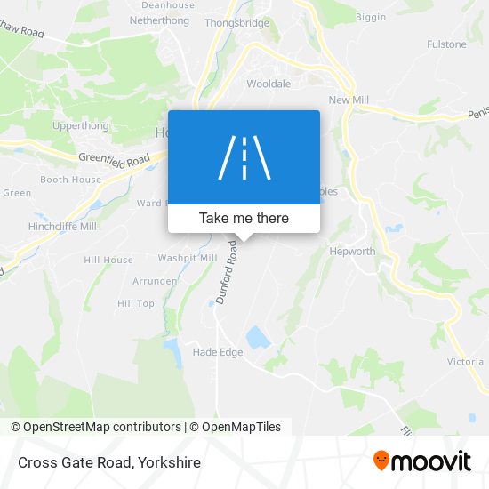 Cross Gate Road map