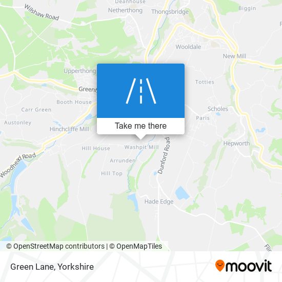 Green Lane map
