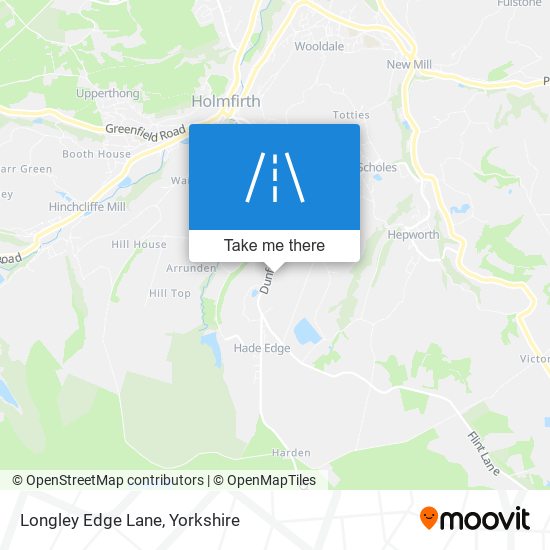 Longley Edge Lane map