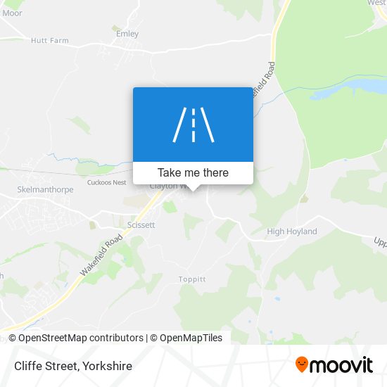 Cliffe Street map