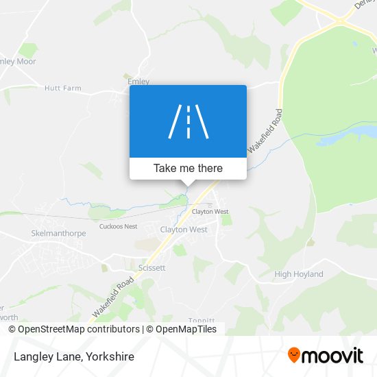 Langley Lane map