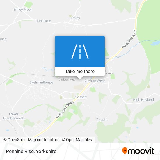 Pennine Rise map