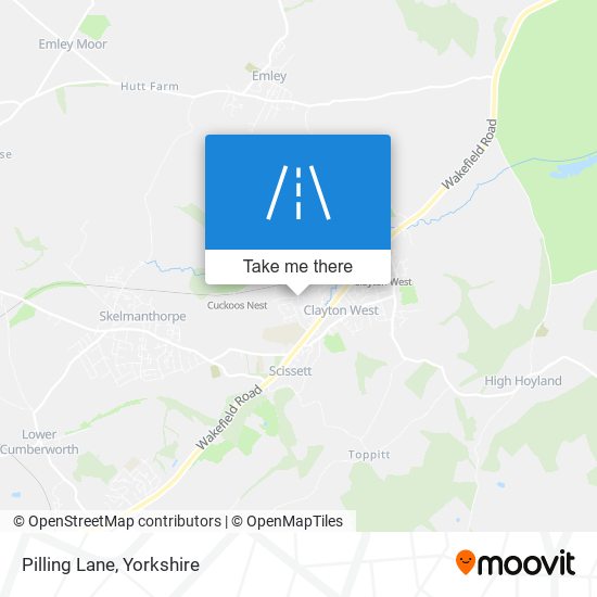 Pilling Lane map