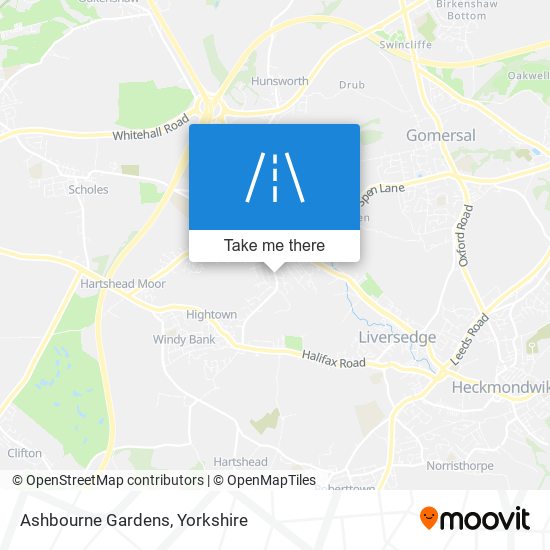 Ashbourne Gardens map