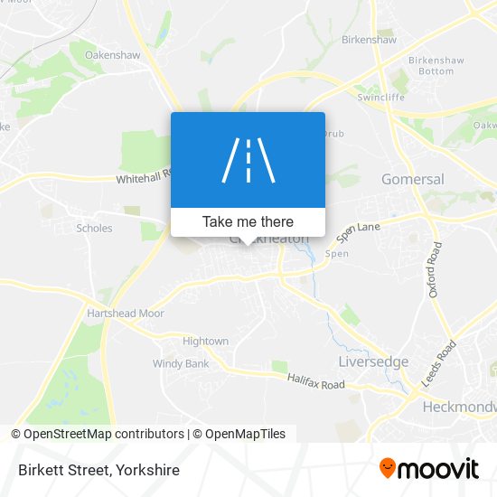 Birkett Street map
