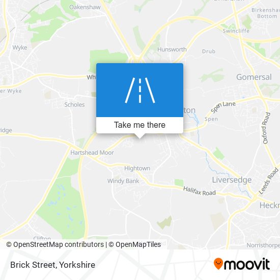 Brick Street map
