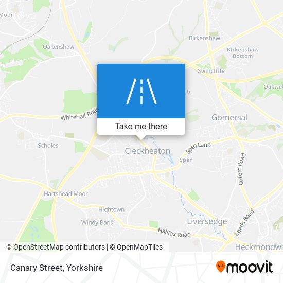 Canary Street map
