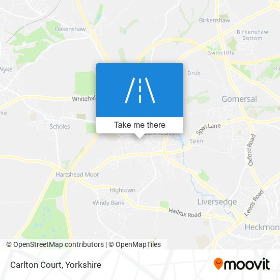 Carlton Court map