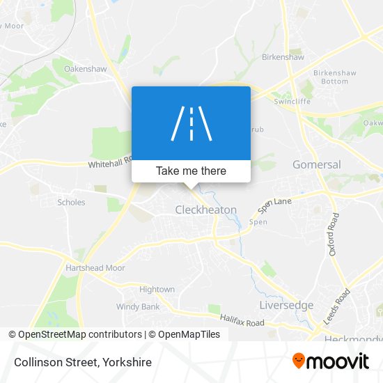 Collinson Street map