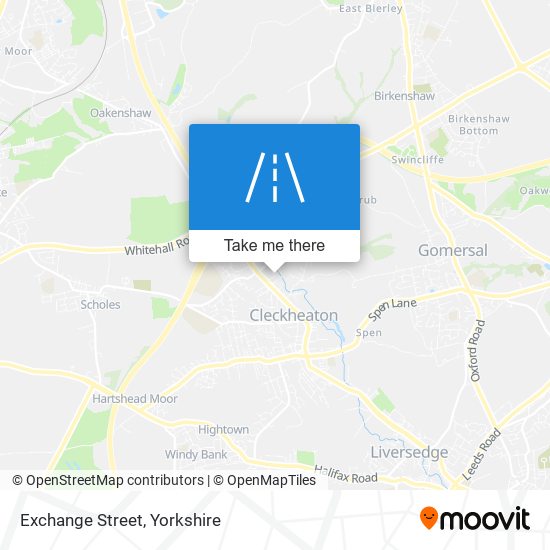 Exchange Street map