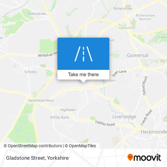 Gladstone Street map