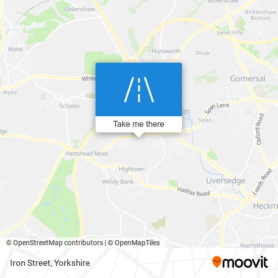 Iron Street map