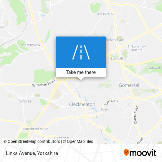 Links Avenue map