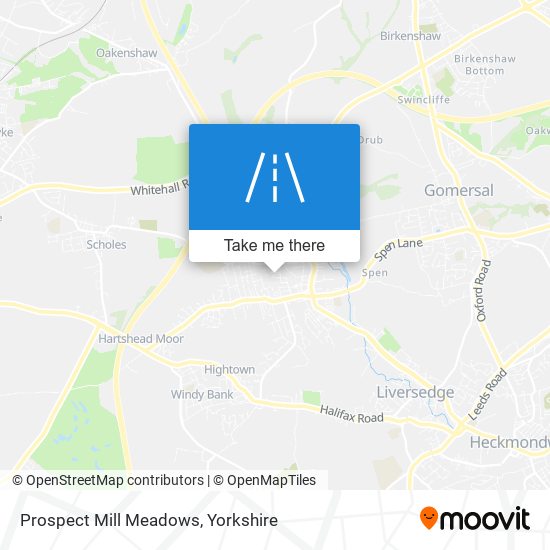 Prospect Mill Meadows map