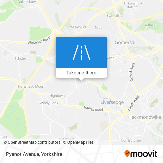 Pyenot Avenue map