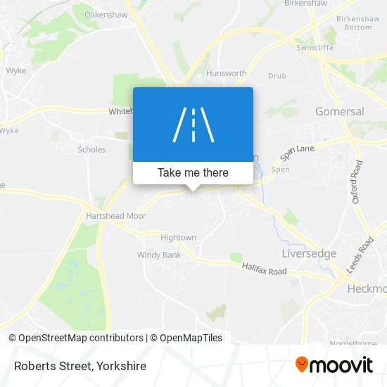 Roberts Street map