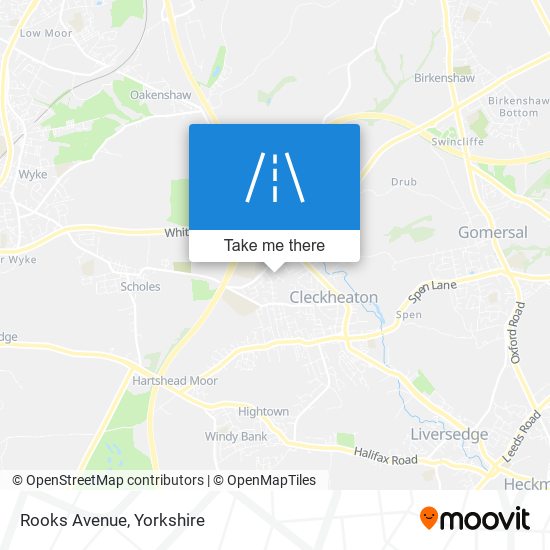 Rooks Avenue map