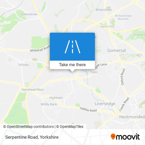 Serpentine Road map