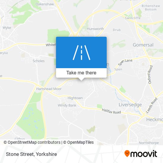 Stone Street map