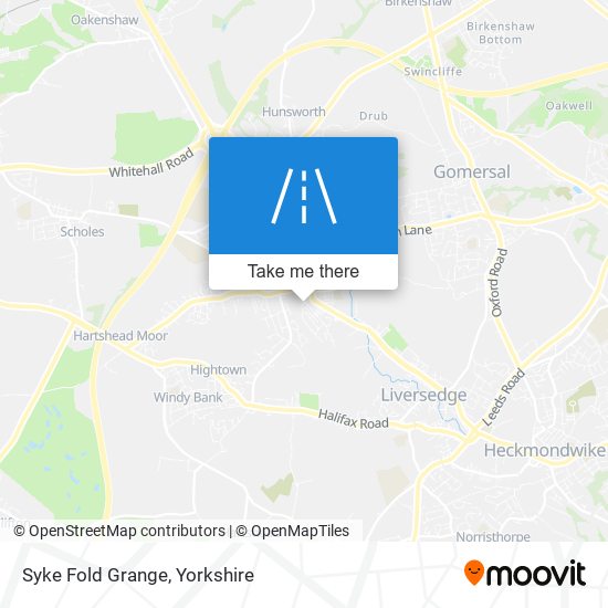 Syke Fold Grange map