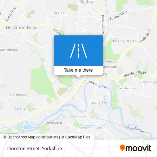 Thornton Street map
