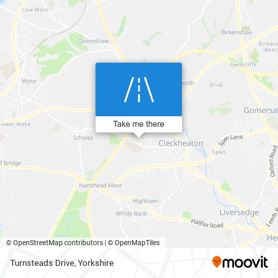 Turnsteads Drive map