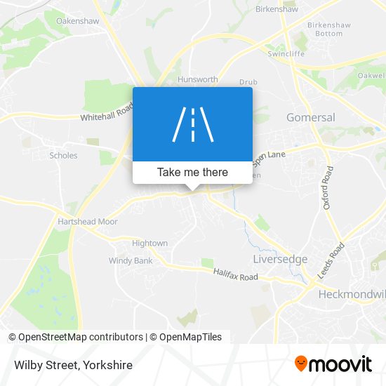 Wilby Street map